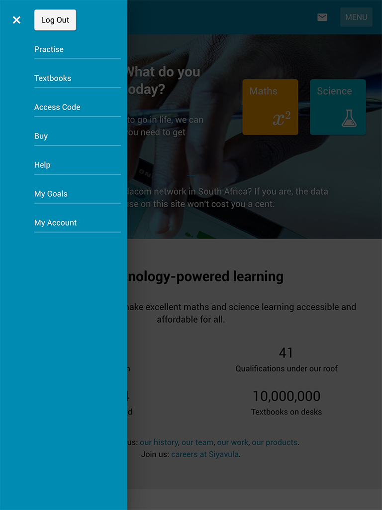 Going to your dashboard via the main menu.